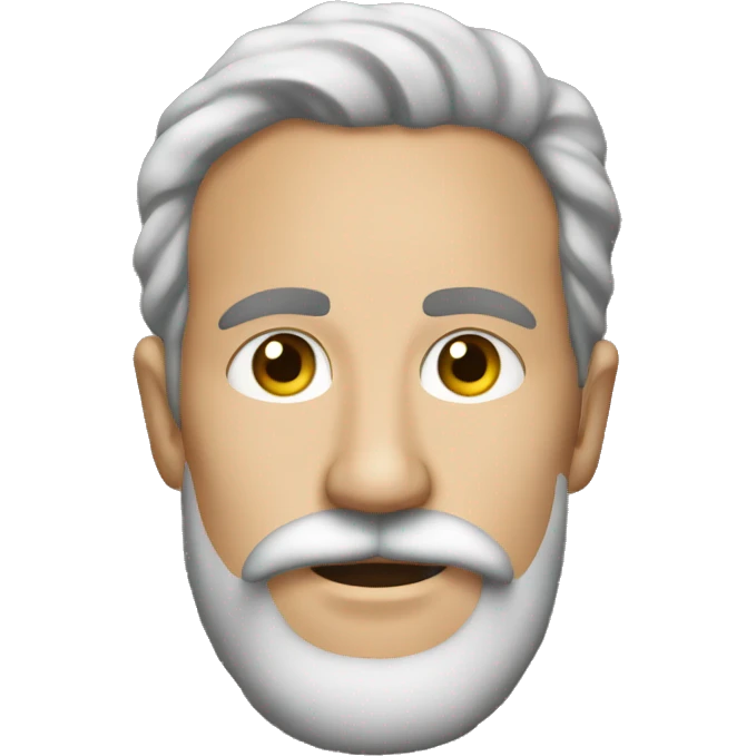 Author Christmas with facial hair emoji