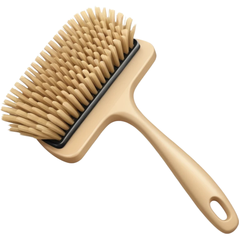 Hand Small beigh scrub brush  emoji