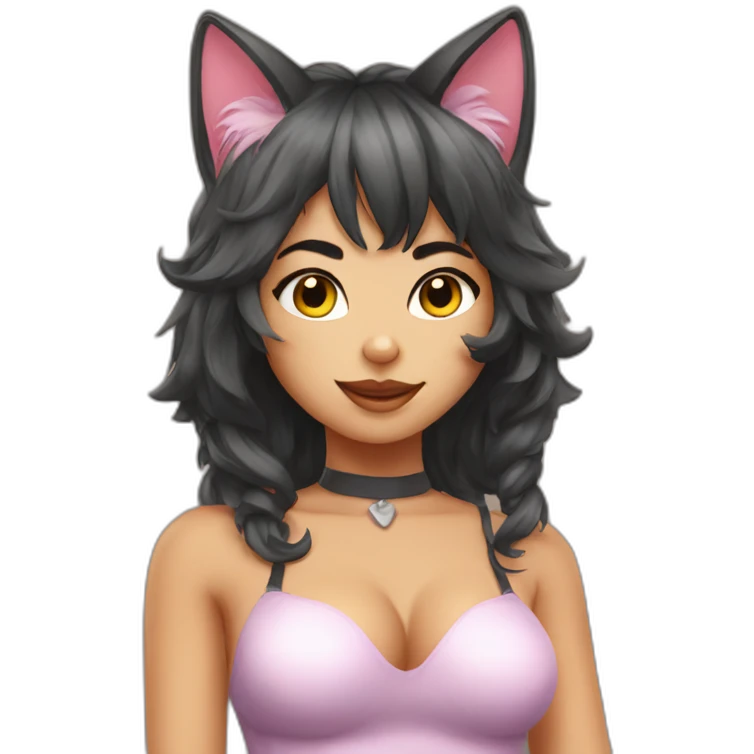 sexy catgirl emoji