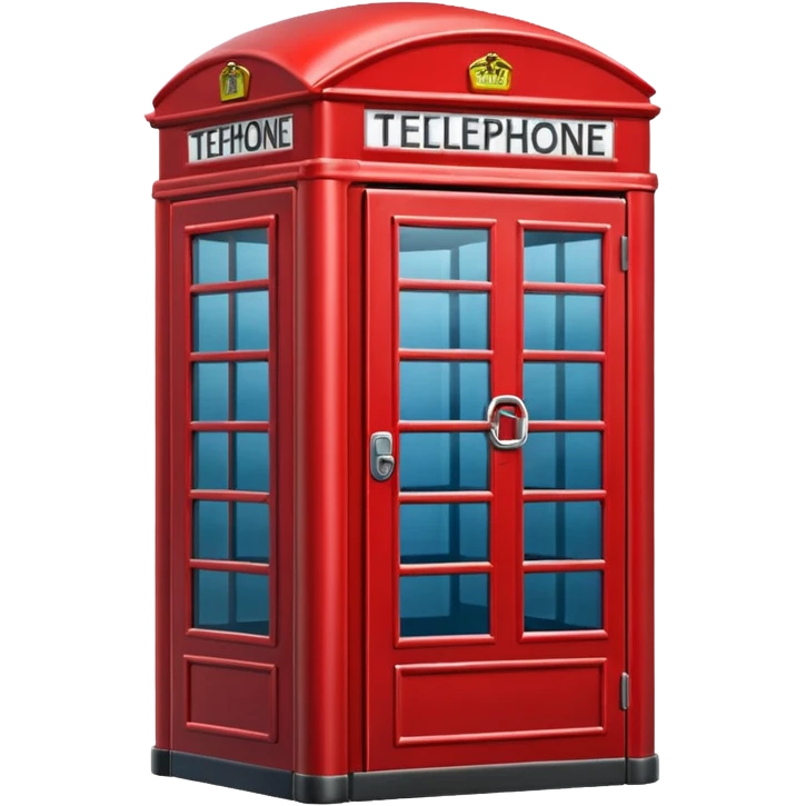 cabina telefonica roja emoji