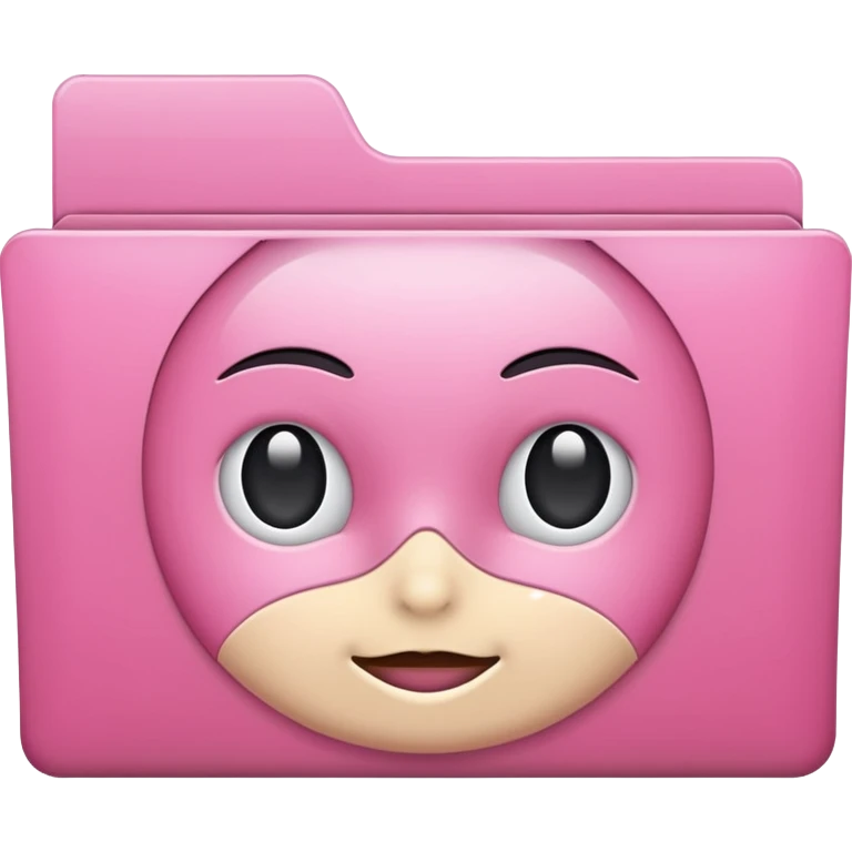 mix pink forward facing folder emoji