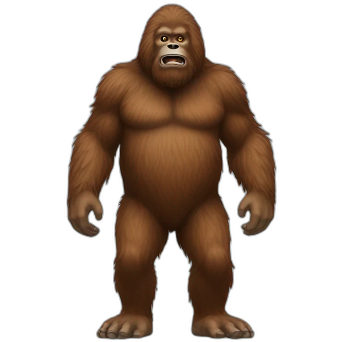 Bigfoot emoji