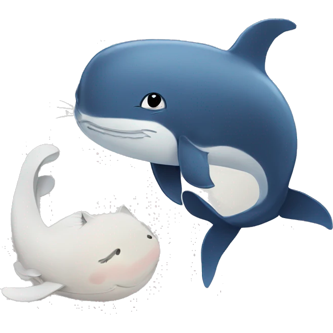Cat and whale in one  emoji