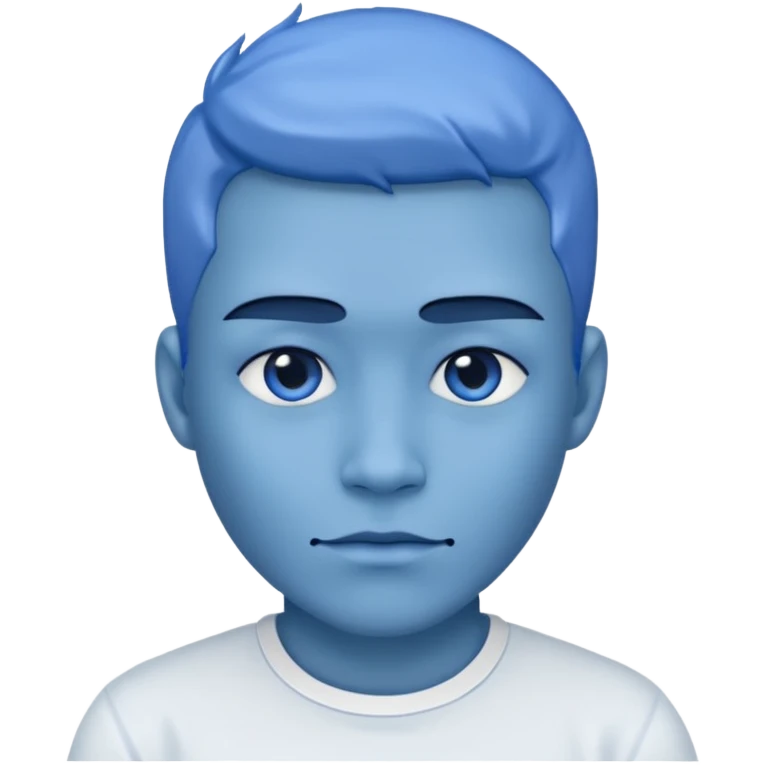 blue user emoji