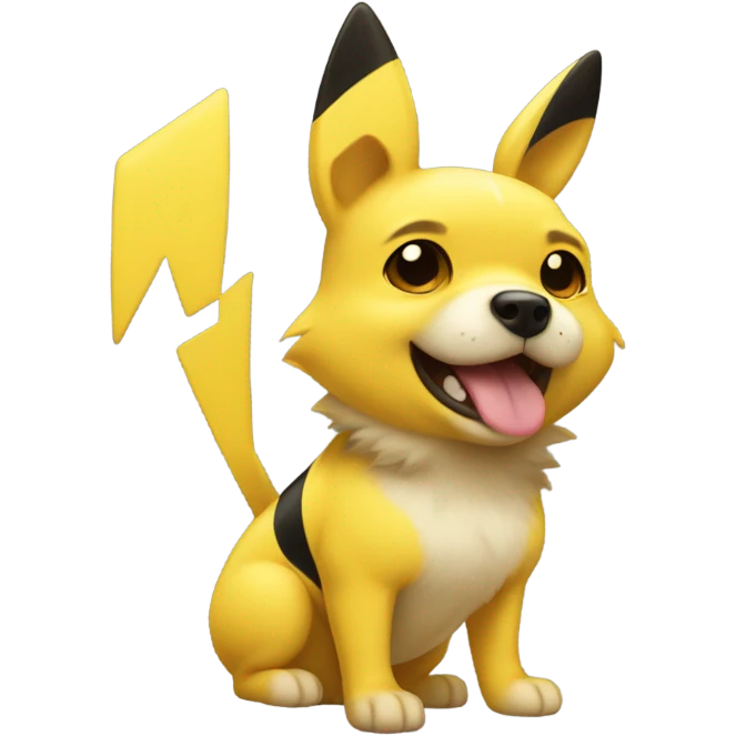dog pikachu emoji