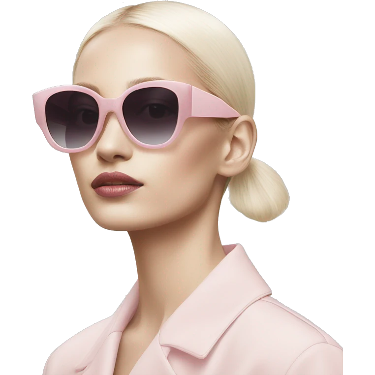 Light Pink Dior sunglasses  emoji