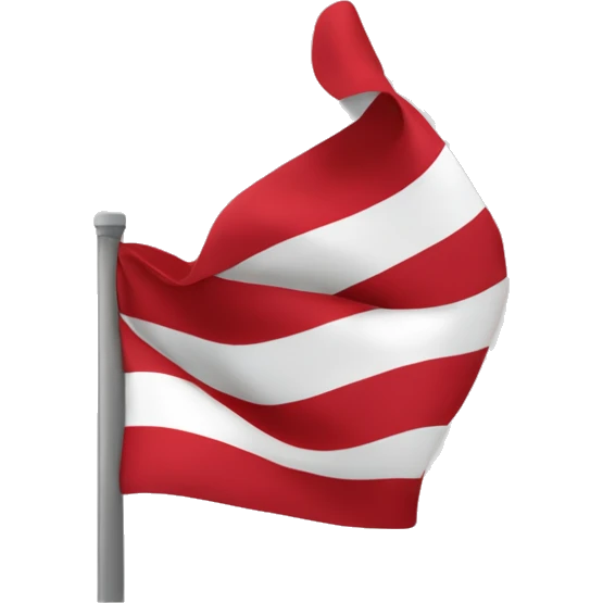 Una bandera de tres franjas, la franja superior es de color rojo, la franja del medio de color amarillo y la franja inferior de color morado emoji