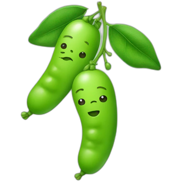 Two peas in a pod emoji