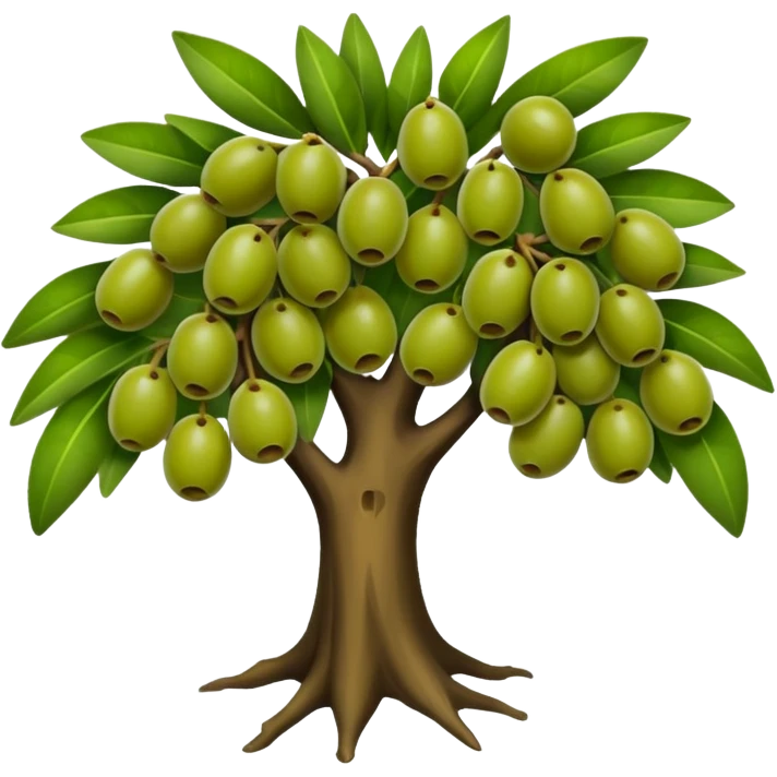Árbol de aceitunas emoji