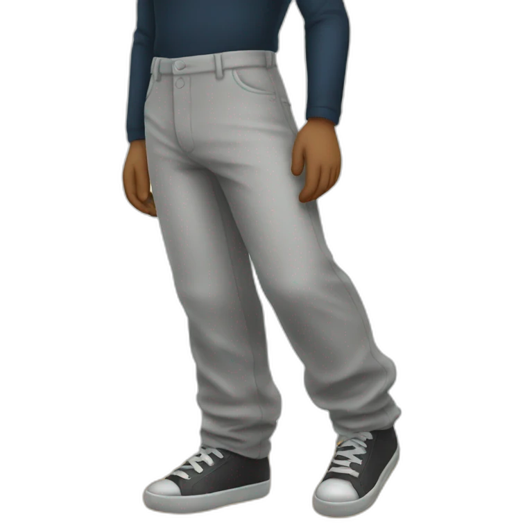 mooning pants emoji