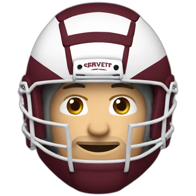 Rugbyman qui porte le logo du Servette rugby club  emoji
