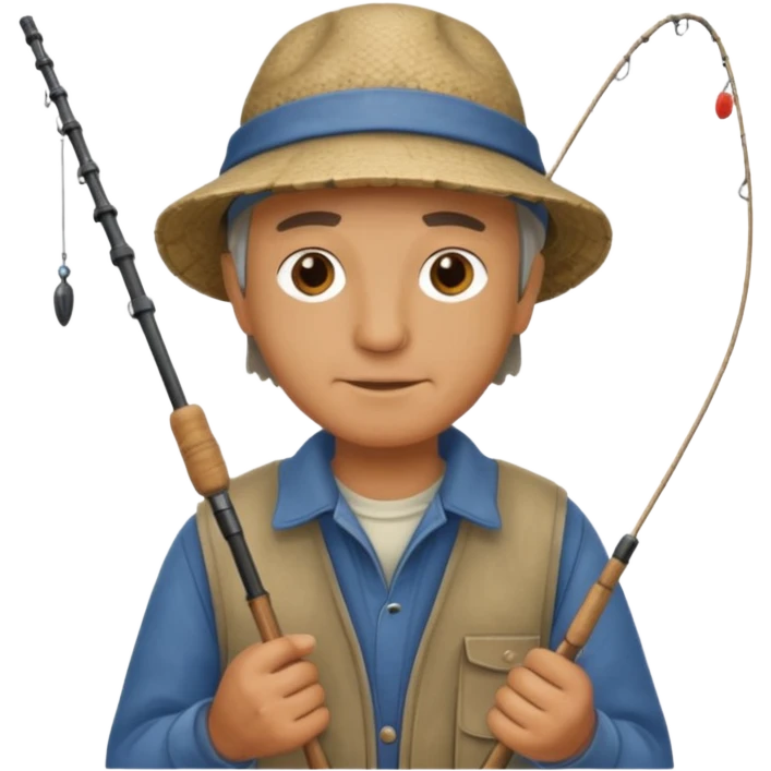 Fisher man  emoji