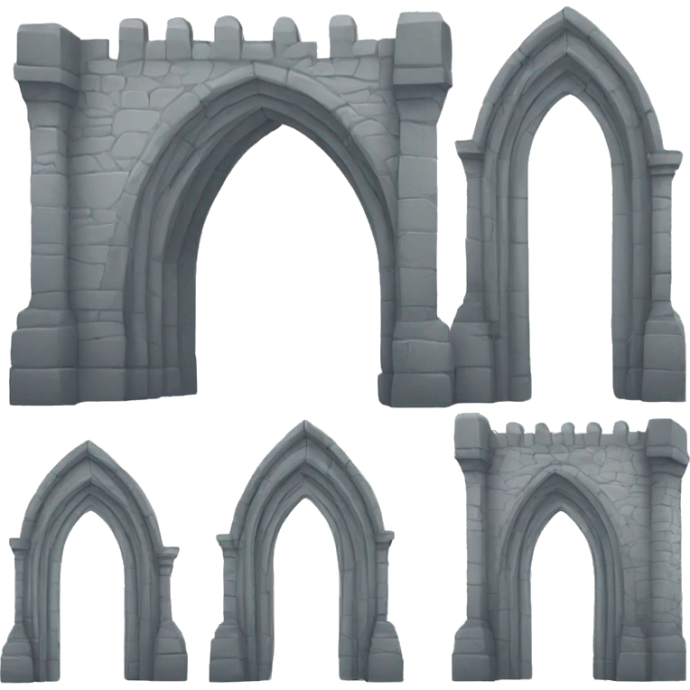 Gothic arch gate emoji