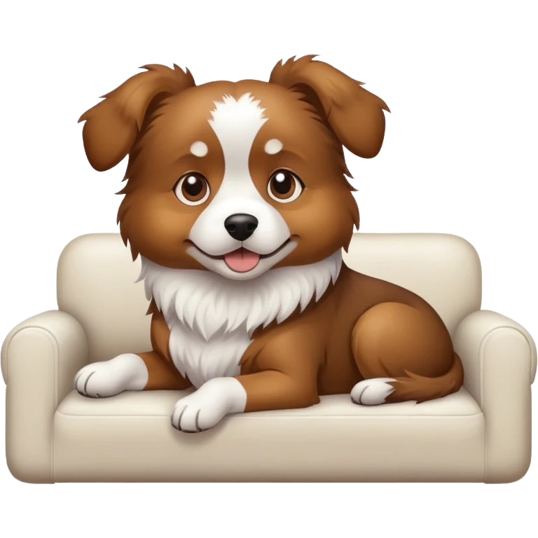 doggie on the couch emoji