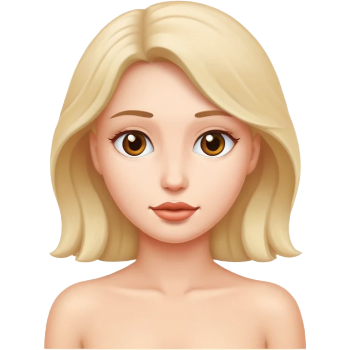 Гола дівчина  emoji