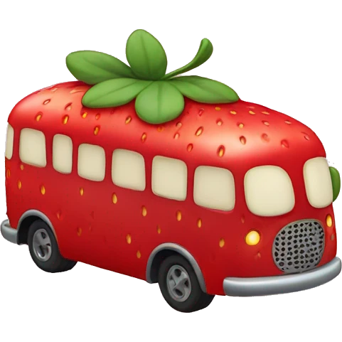 Strawberry shortbus emoji