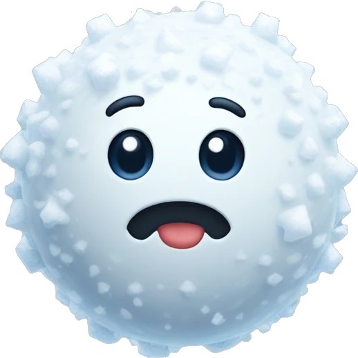 Snowball emoji