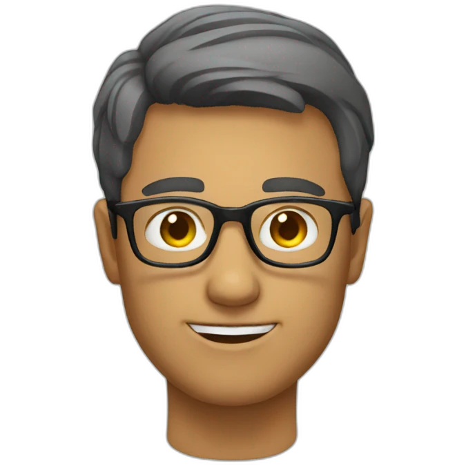 Men glasses  emoji