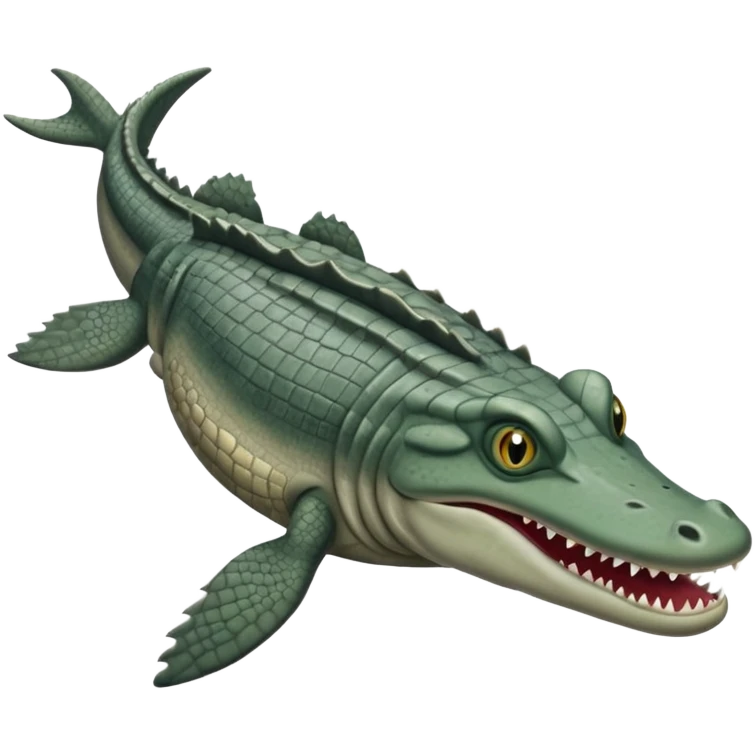 Tiktaalik Roseau-a fish that looks like a crocodile emoji