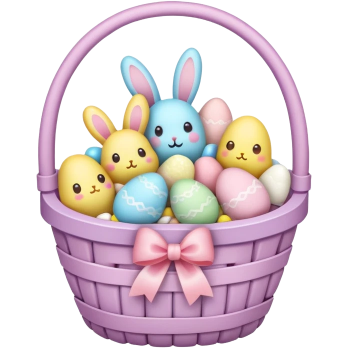  peeps marshmallow easter candy basket kawaii chocolate bunny jelly bean eggs emoji