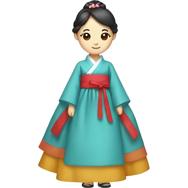 Hanbok dress emoji