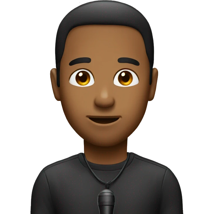 mic brown emoji