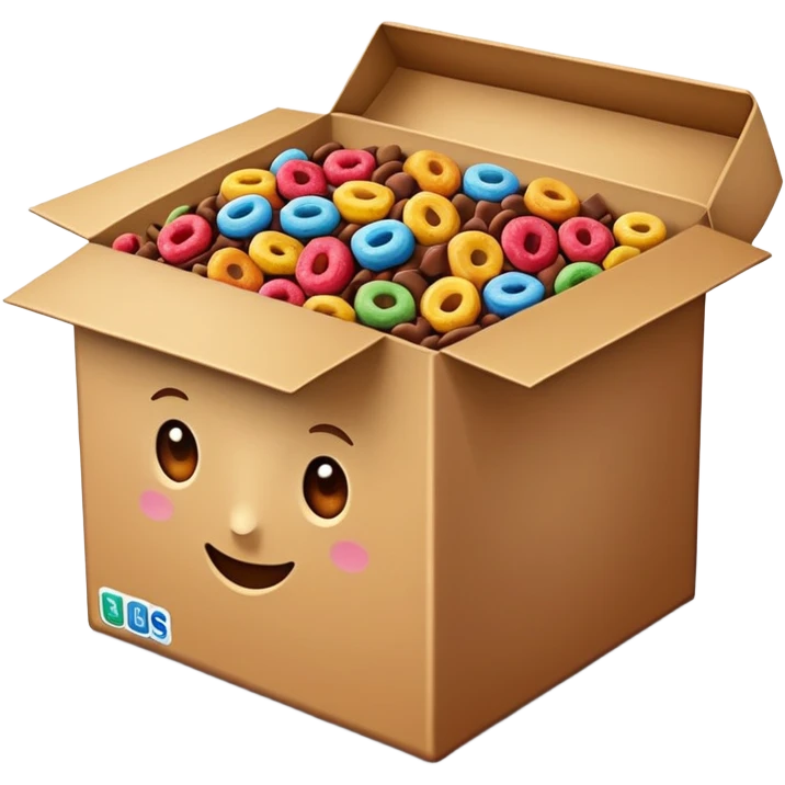 box of chocolate cereal emoji