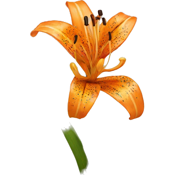 tiger lily emoji