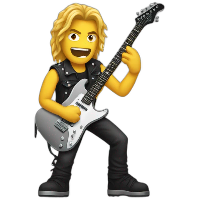 metal-guitarist emoji