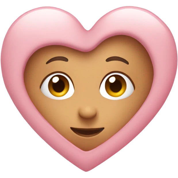 Pastel pink heart emoji