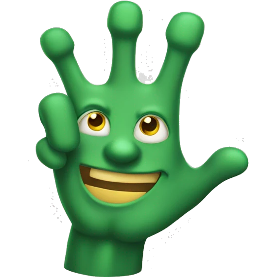 smiling imp finger emoji