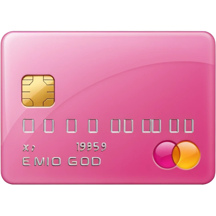 pink credit card emoji