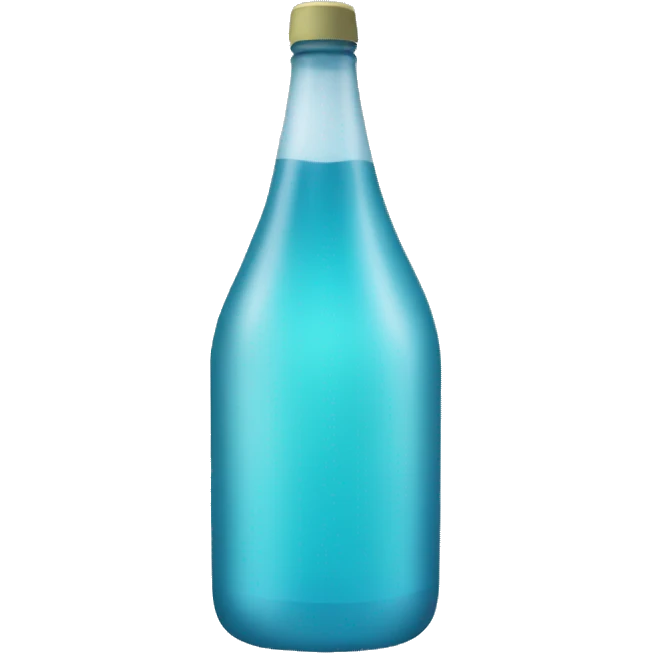 Una botella de agua  emoji