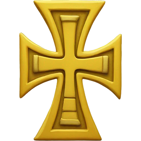 ank an egypcian cross in yellow emoji