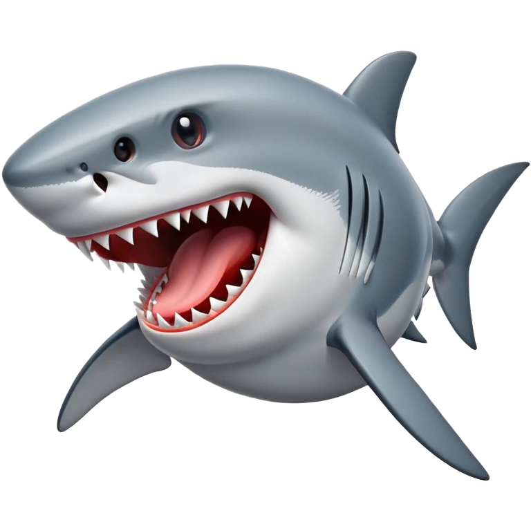 shark with tounge out emoji