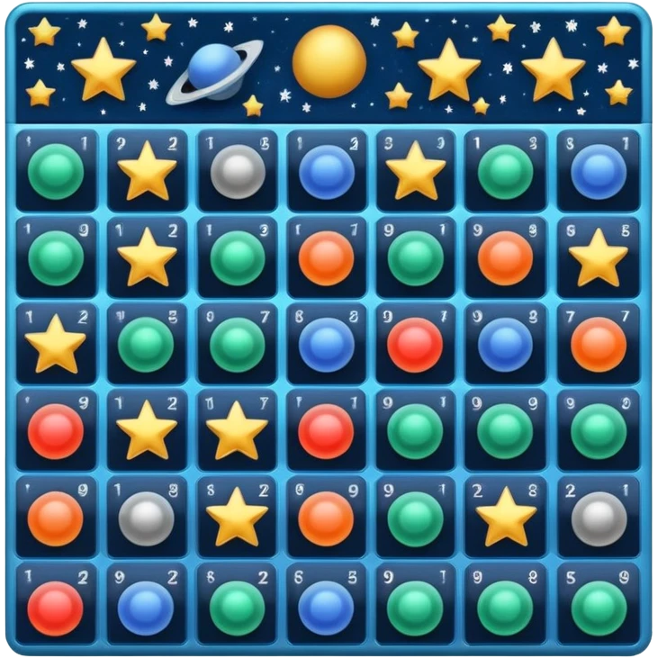 advent calendar space christmas emoji