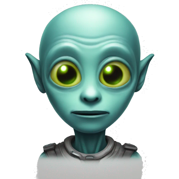alien with a doy emoji