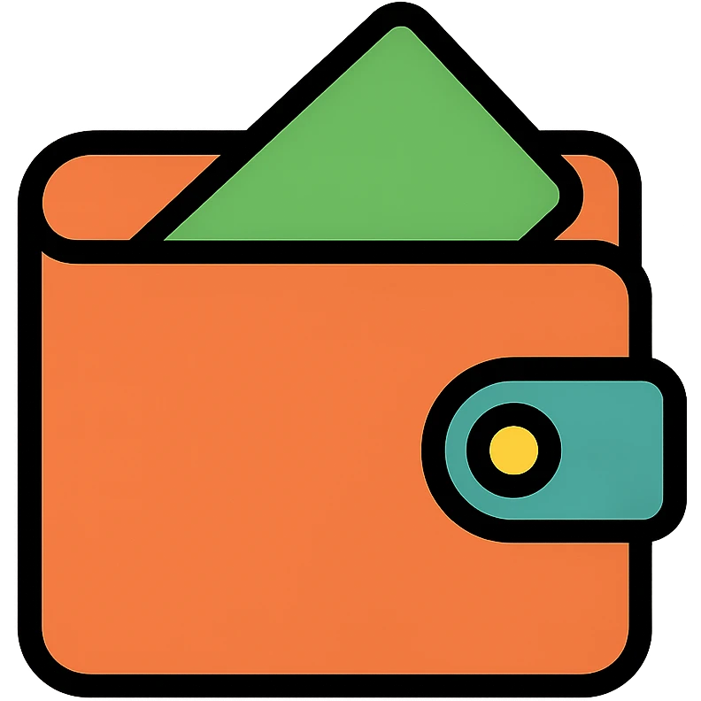 colored wallet icon emoji