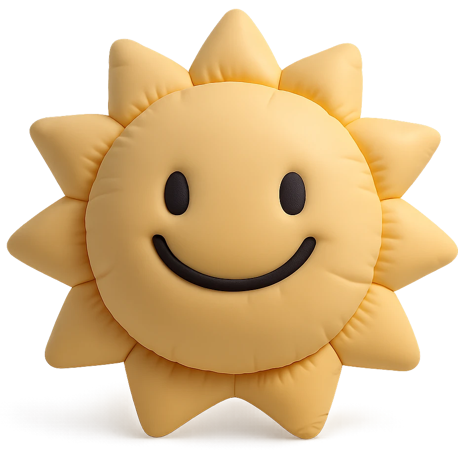 smiling sun emoji
