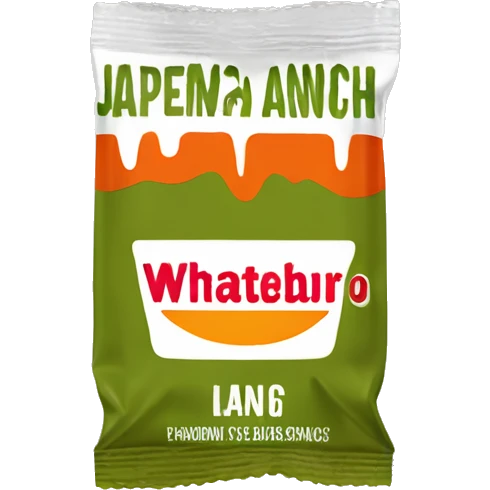 Whataburger Jalapeño Ranch Sauce Packet emoji