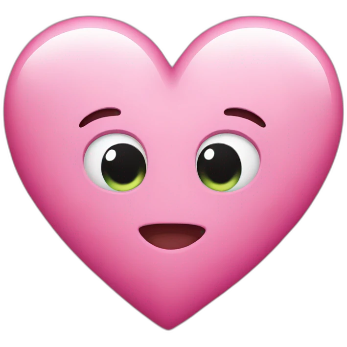 Pink heart  emoji
