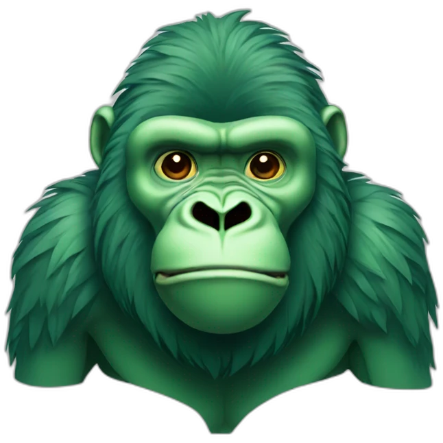 green gorilla emoji