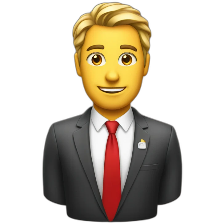 Hotel Manager in Red Tie emoji
