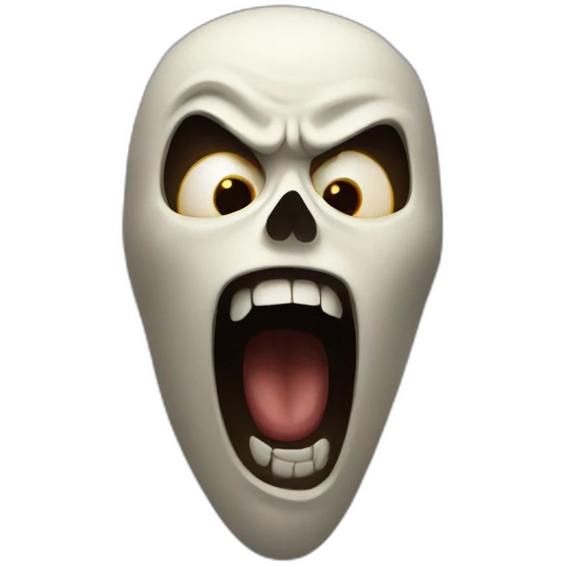 Scream emoji