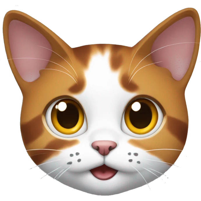 calico cat surprised emoji