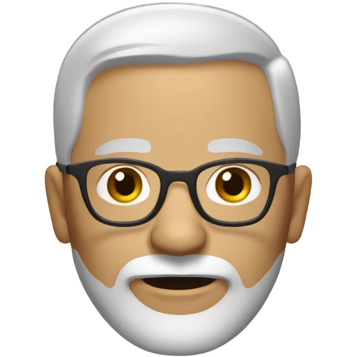bald older IT guy with glasses and a grey goatee emoji
