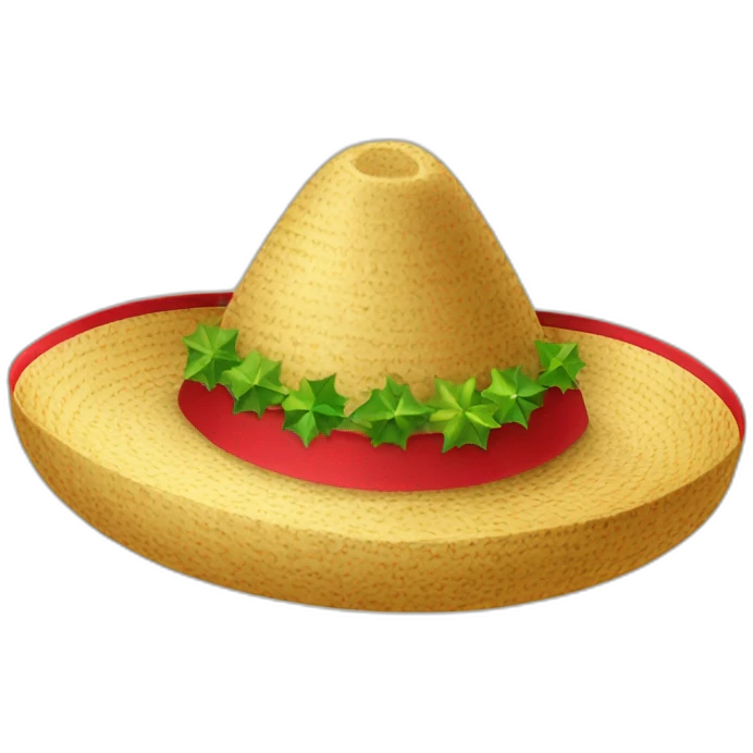 Christmas sombrero emoji