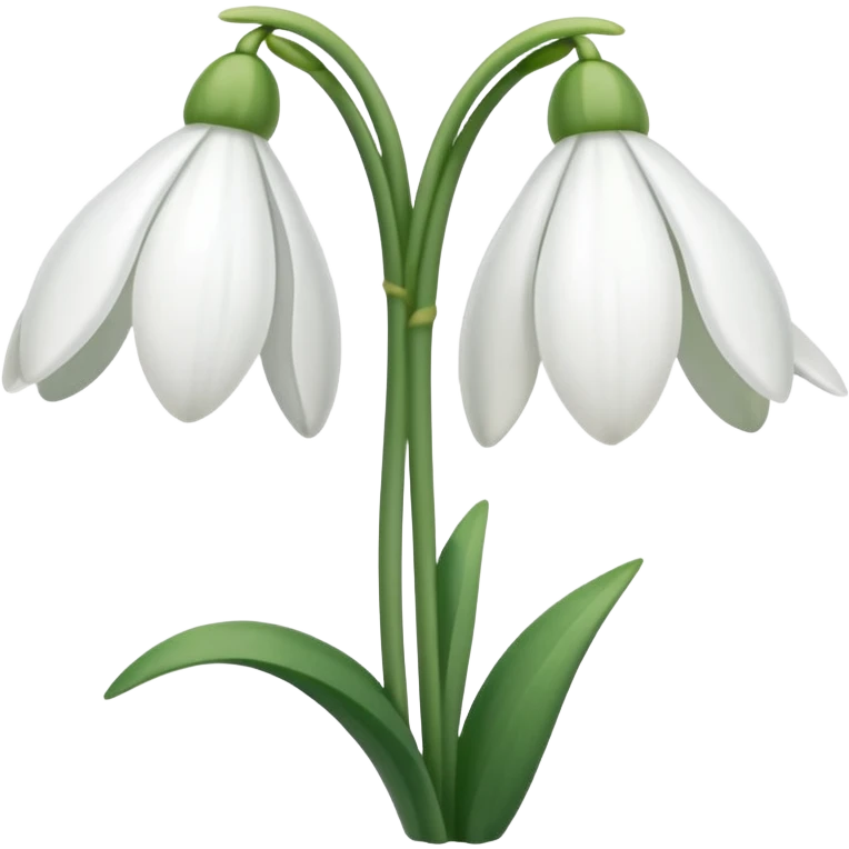 snowdrop emoji emoji