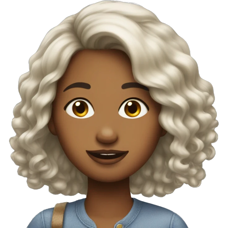 Dinçer hair girl emoji