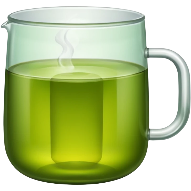 glass cup of green tea emoji